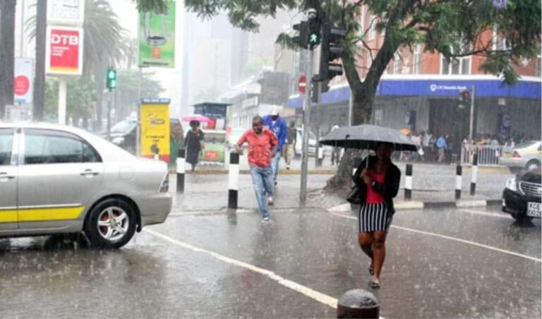 Nairobi Among 5 Regions Set To Receive Heavy Rains, Met Department Announces