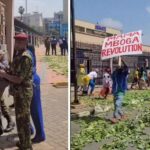 (VIDEO)Activist Eric Omondi Arrested While Protesting Outside Parliament