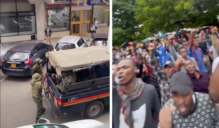 Mombasa Demonstrators Face Region Police Boss As Schools Teargassed