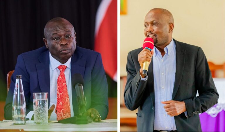 Moses Kuria Hits Back At DP Gachagua Saying 'A Lying, Dishonorable Man'