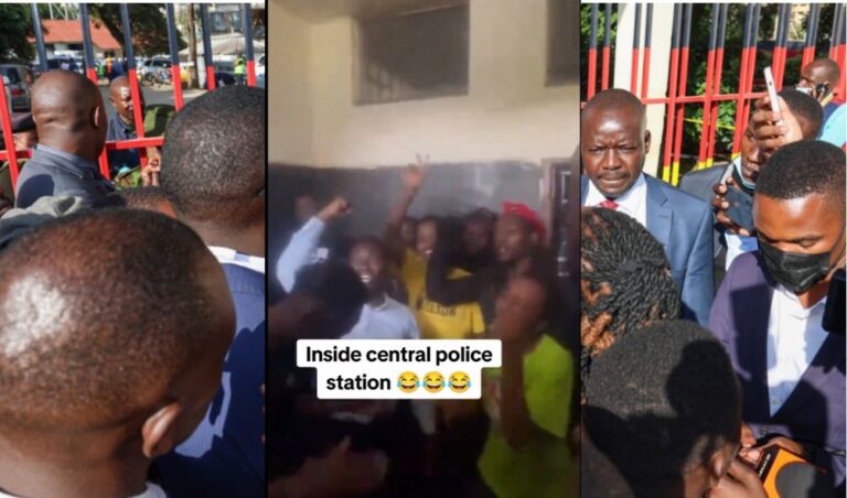 ACTIVISTS' VOICE: Protesters In Police Custody Break Into Revolutionary Songs