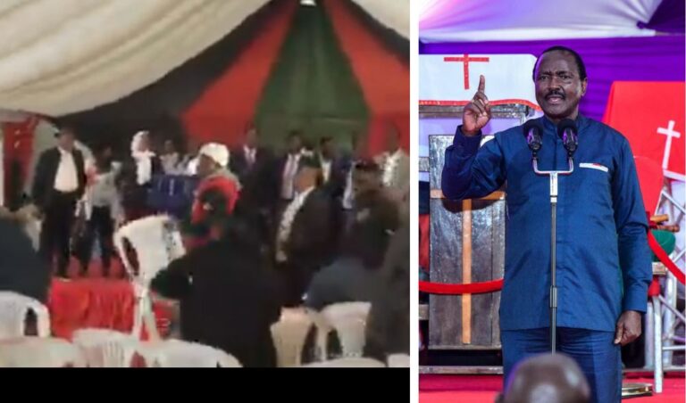 Goons Force Kalonzo To Cut Short Speech In Azimio PG Meeting[VIDEO]