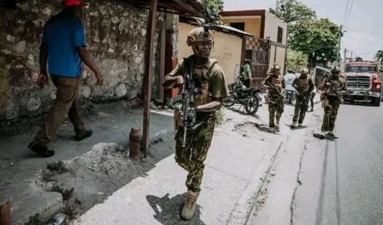 Kenyan Police In Haiti Face First Heavy Gunfight On A Port-au-Prince Street