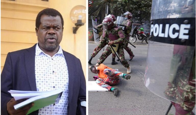 Senator Omtatah Demands Urgent Investigation Into The Kenya Police Unprofessionalism During Gen Z Protests