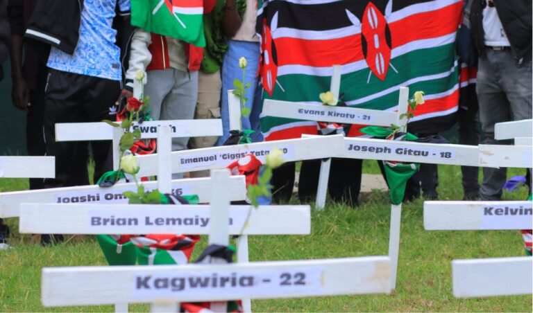 Protest Victims' Names Mounted On Crosses in Uhuru Park As Saba Saba Event Kicks Off