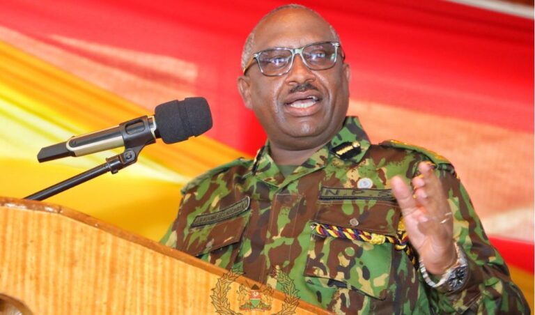 Japhet Koome's Final Words While Handing Over To Douglas Kanja