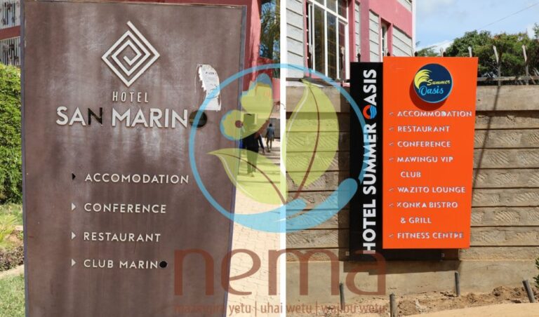 NEMA Rounds Up 6 Hotel Owners for Allegedly Illegally Dumping Waste