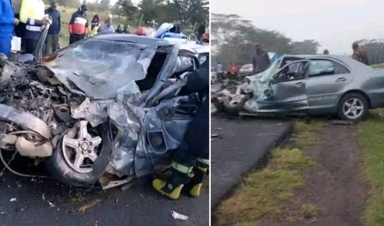 Morning Accident Claims 5 Family Members Near Mbaruk Along The Nakuru-Nairobi Highway