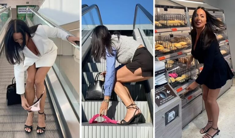 [VIDEO] British Model Ordered To Leave Spain After Taking off Her Underwear And Putting Them On The Supermarket Bread Counter