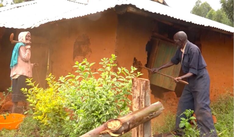 Elderly Parents Demolish Son's House Over Land Dispute In Kisii