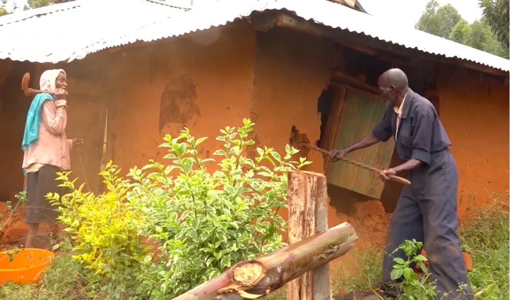 Elderly Parents Demolish Son's House Over Land Dispute In Kisii