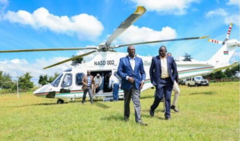 'BAD WEATHER' - DP Gachagua Forced To Make Emergency Landing In Njoro