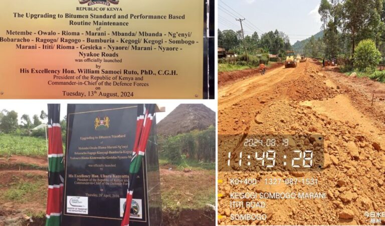 Gov't Rushes Contractors To Kisii After Expose By Morara Kebaso Over Ruto Projects Relaunch
