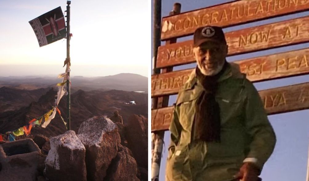 90-year-old Eritrean Climbs Mount Kenya Beating ALL Odds