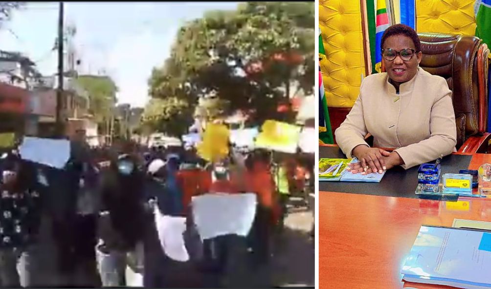 Meru Residents Stage Protests Against Governor Mwangaza, Call For Her To Vacate