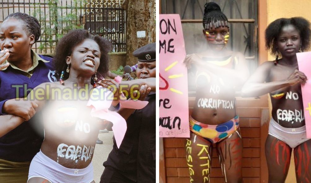 TOPLESS PROTESTS: Uganda Police Detained Female Protestors During A March Against Corruption [PHOTOS]