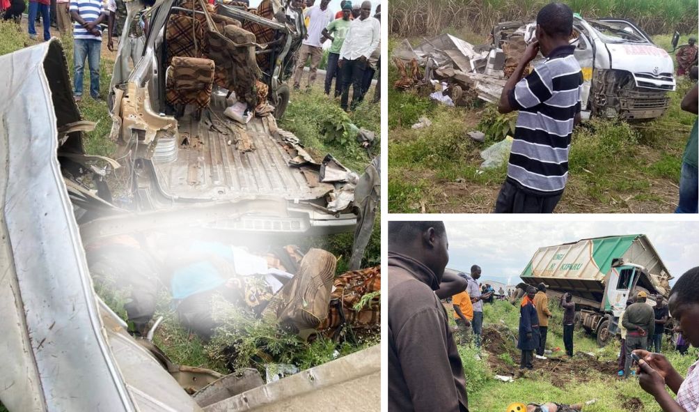TRAGEDY: 12 Dead After 14-Seater Matatu Collides With A Truck Along Nakuru-Muhoroni Highway