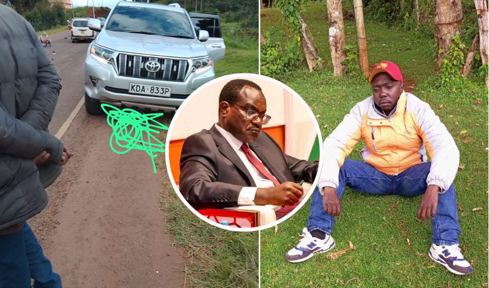 CS Ogamba's Car Hits And Kills Boda Boda Rider While Leaving Hillside Endarasha Academy