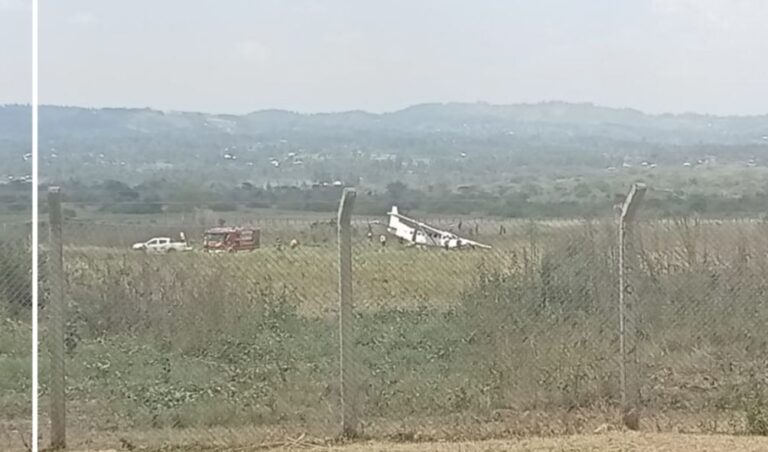 Plane Veers off Runway In Migori, All 11 On Board Unharmed