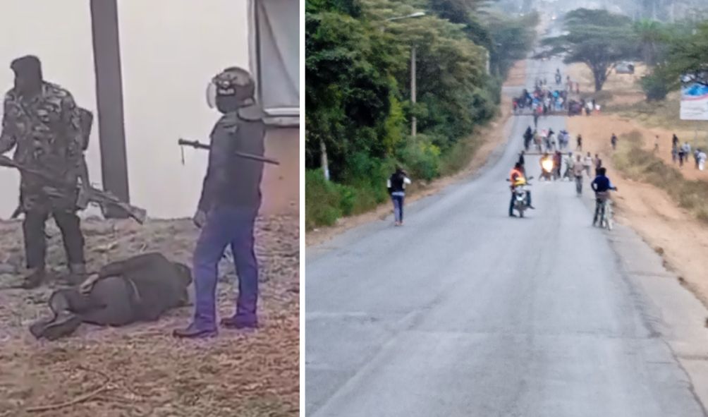 Police Brutalise Students At Kabete Polytechnic After Protest Broke Out Over Increased Fees