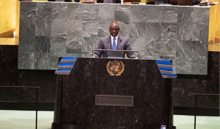 Ruto Calls On World Leaders To Address The Global Crisis