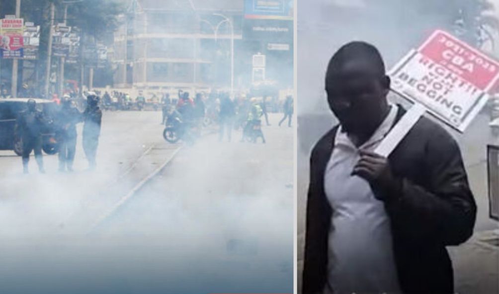 Police Violently Disperse Protesting Lecturers Along Parliament Road