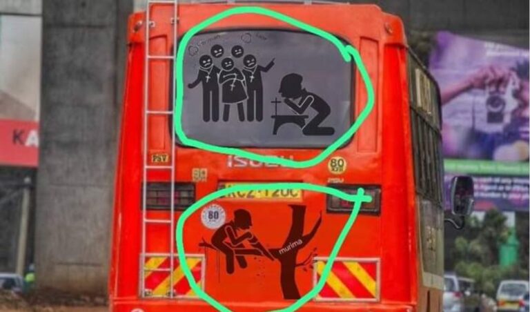 SILHOUETTE: Viral Ruto Graffiti Forces Super Metro To Issue Statement