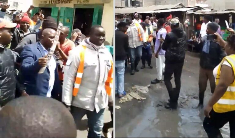 IN PEOPLES'S SHOES: MCA Forced To Walk Through Muddy Roads By Angry Residents In Syokimau