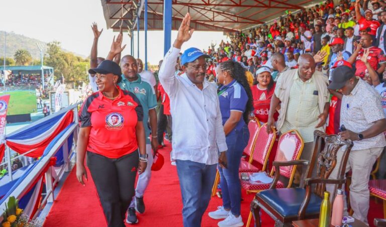 Machakos Stadium Erupts Into 'Ruto Must Go' Chants Led By Kalonzo
