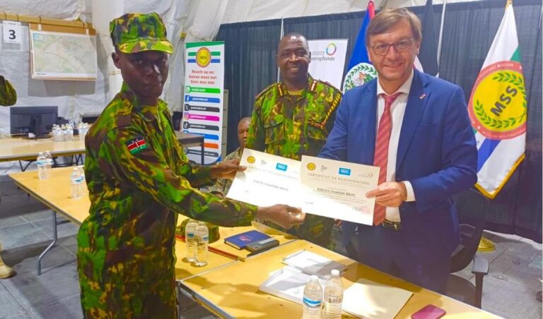 BOOST! 400 Kenyan Police In Haiti trained in French, Creole