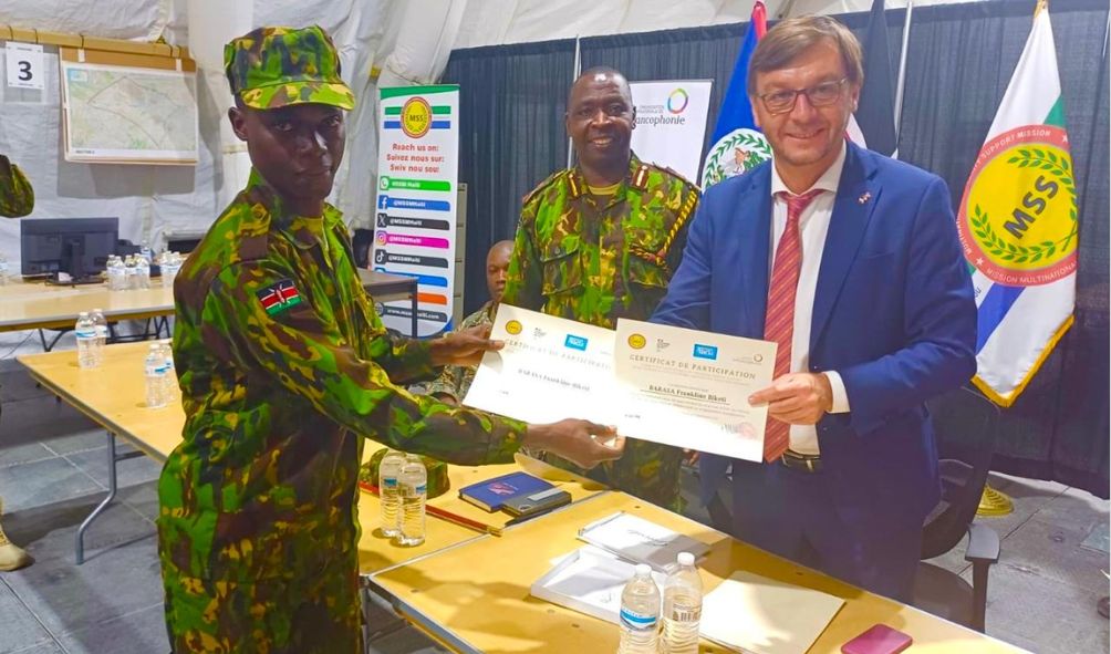 BOOST! 400 Kenyan Police In Haiti trained in French, Creole