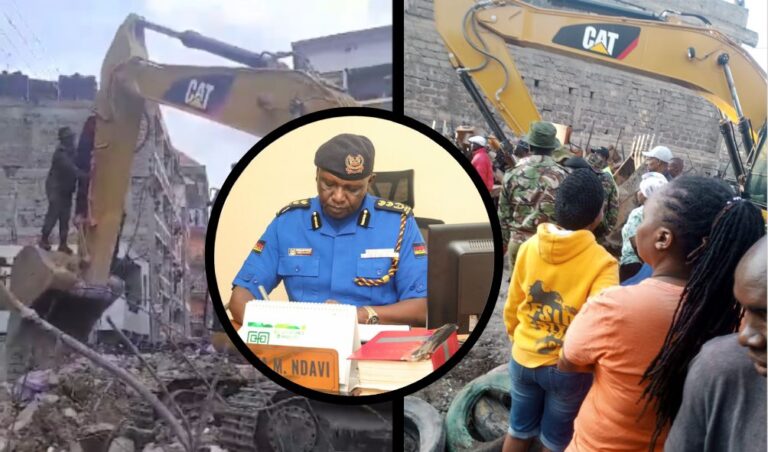 KAYOLE: National Police Explains Nyama Villa Demolitions Following Uproar