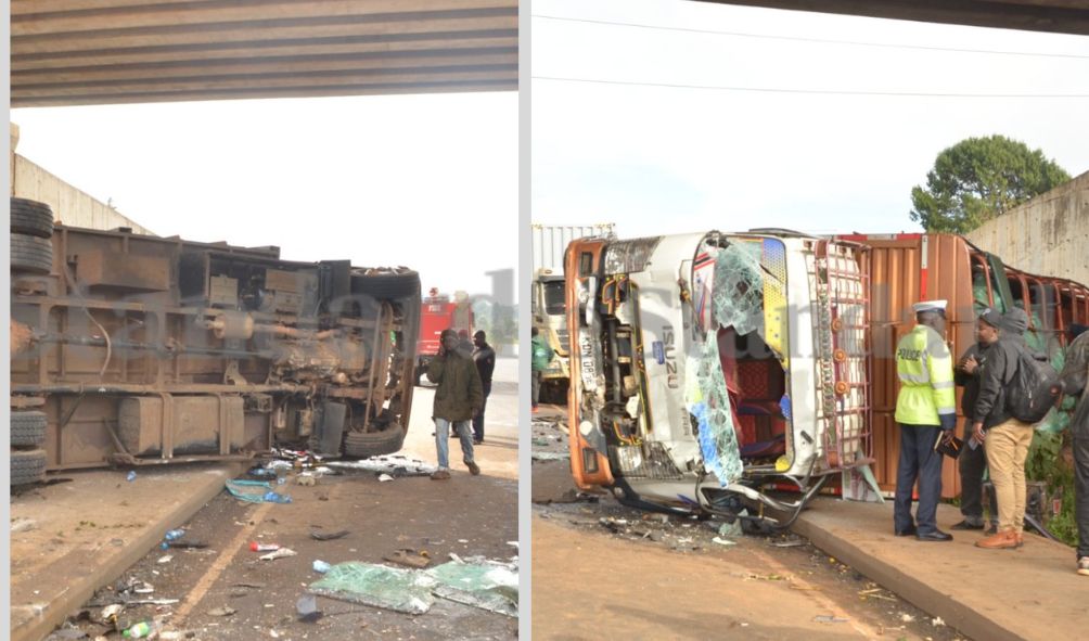 6 Injured In A Multiple Car Crash Along Nairobi-Nakuru highway, No Fatalities