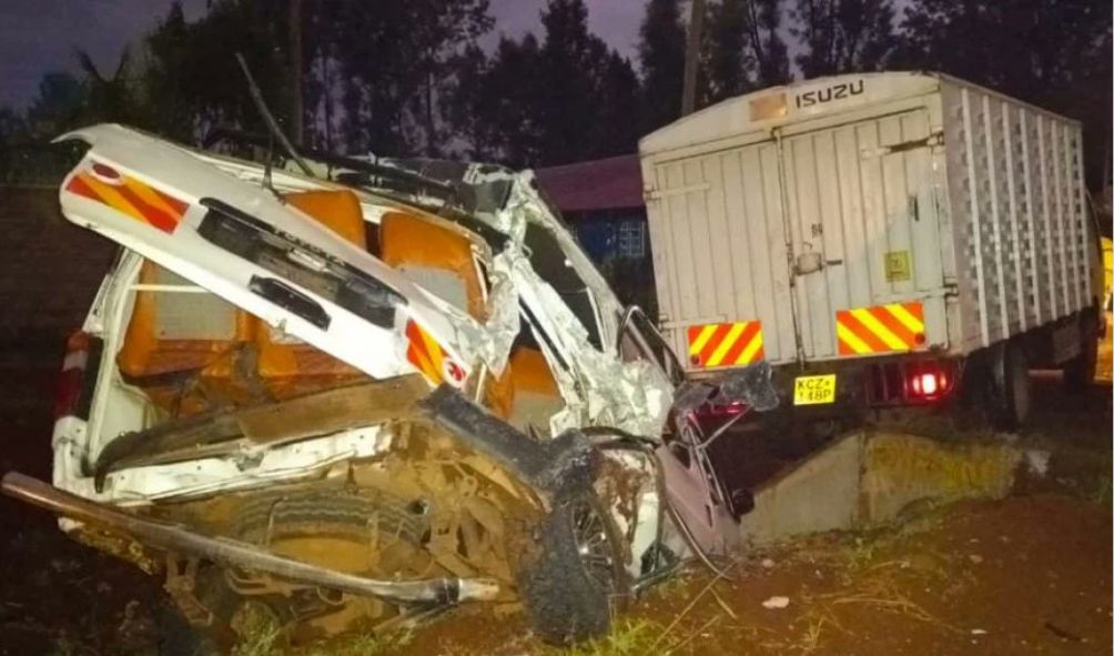 Matatu Collides With Lorry Leaving 6 People Injured Along Sagana-Karatina Highway