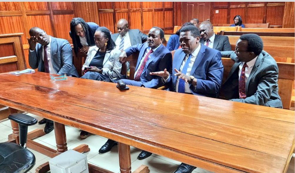 Wamalwa, Kalonzo Visits Omtatah In Custody Ahead Of His Arraignment