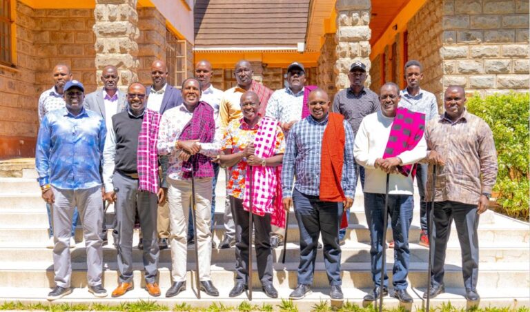 Maa Leaders Meets Gachagua In His Wamunyoro Home