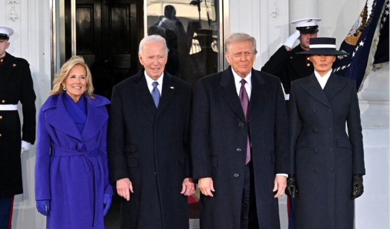 TRUMP INAUGURATION: Melania's Stunning Hat, Jill And Joe Biden's Trademark Blue
