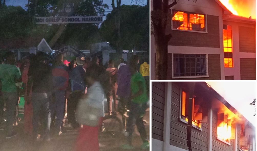 Parents Storm Moi Girls' High School After Night Fire As Bitter Memory Creeps In