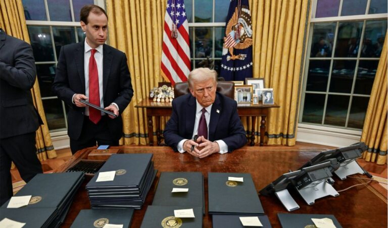 9 Radical Executive Orders President Trump Signed On His First Day In Office