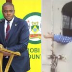 INHUMAN! Nairobi Kanjos Seen Confining Hawker's Child Inside County Van [VIDEO]
