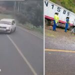 Truck Dashcam Reveals Last Moments Before Tragic Probox Crash In Meru