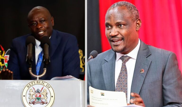 CS Mbadi Hits Back At Gachagua Over Payslips Remarks