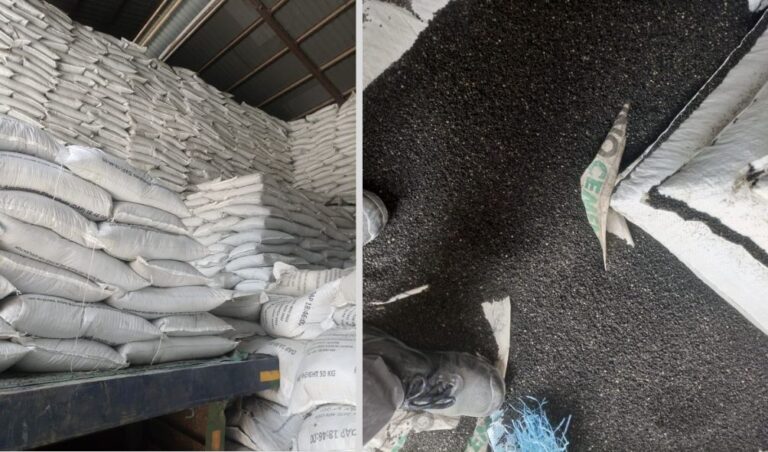 DCI Operation Uncovers Repackaging Of Stolen Subsidized Fertilizer In Kisii