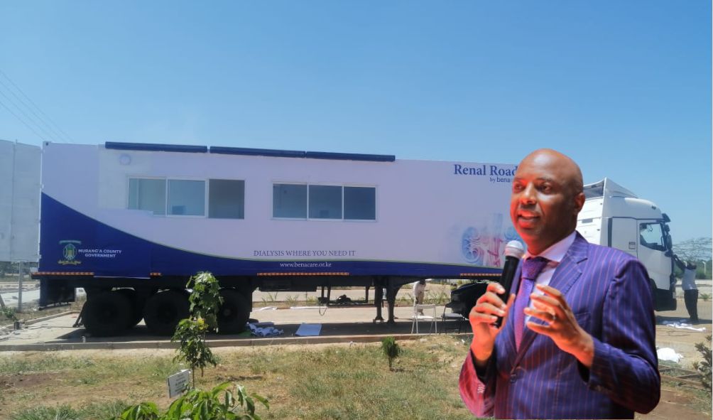 COUNTY REPORT: Governor Kang'ata Unveils Mobile Dialysis Unit [PICTURES]