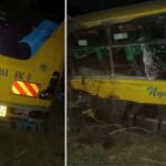 ACCIDENT: 4 Killed, 56 Injured In A Collision Between Climax Bus And Truck