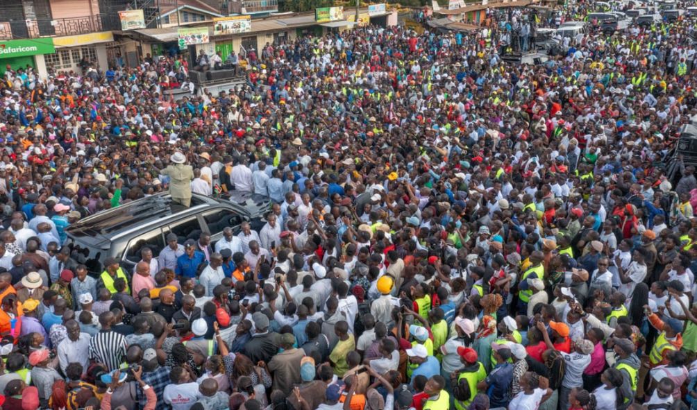 [VIDEO] Ruto's Security Officers Assault Nyandarua Residents, President Forced To Intervene