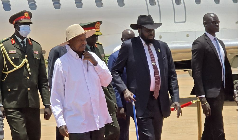SOUTH SUDAN: Museveni Arrives In Juba For Talks With President Kiir