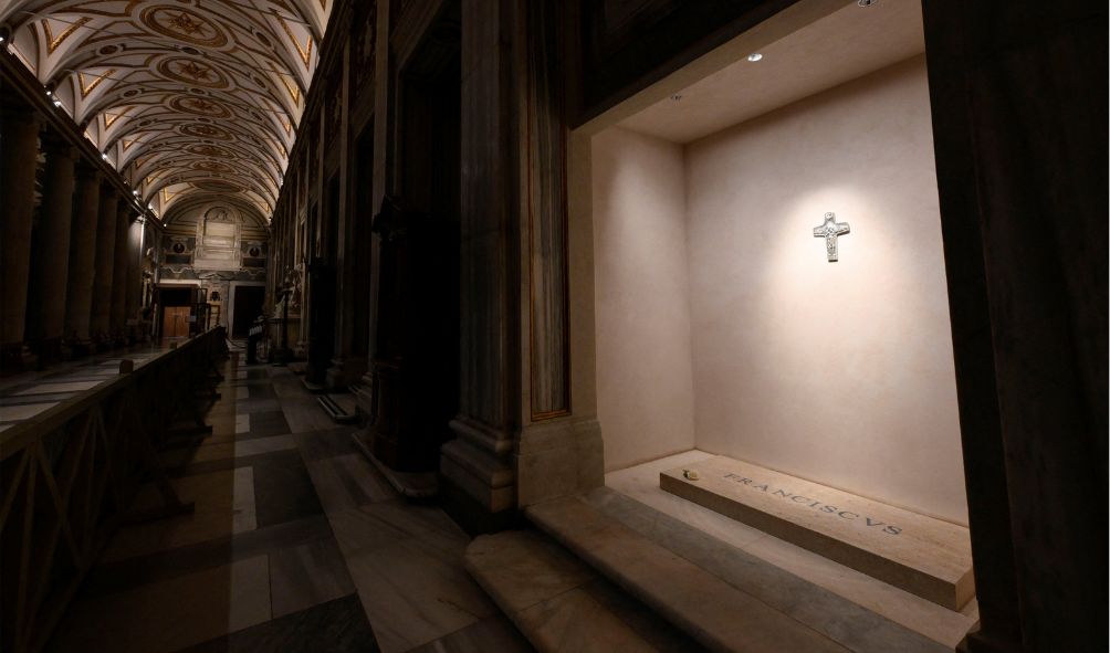 Vatican Releases Pictures Of Pope Francis' Grave Decked With ONE Rose