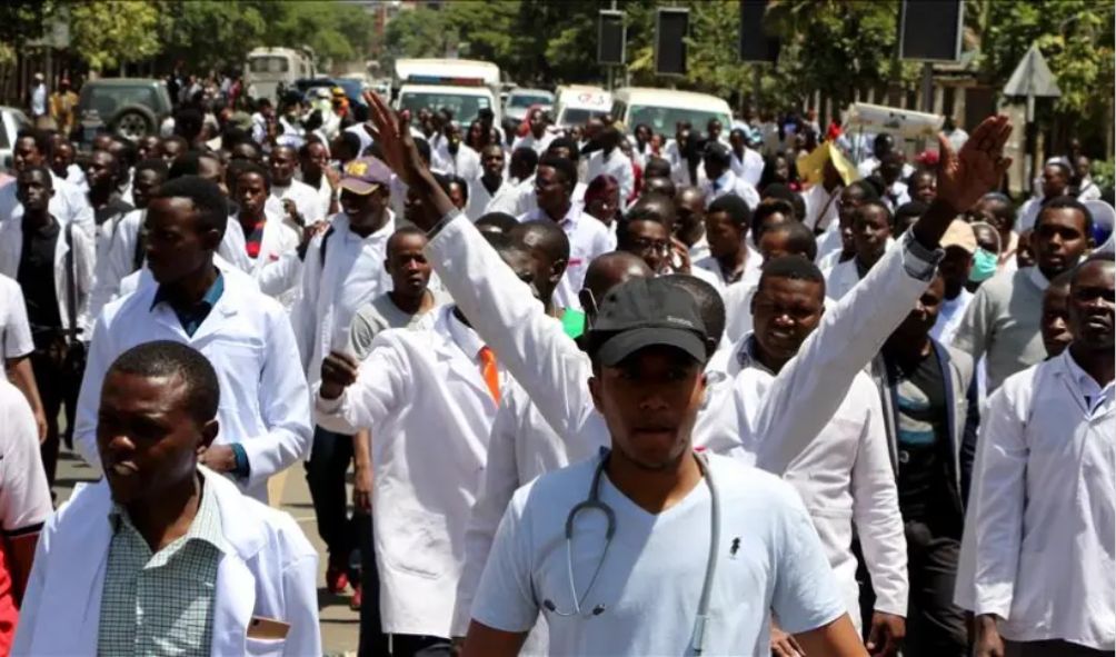 Goons Disrupt Doctors' Strike In As Police Watch