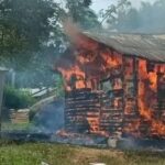 Angry Youth Storm Police Station, Burn It Down While Carrying Ojwang's Coffin